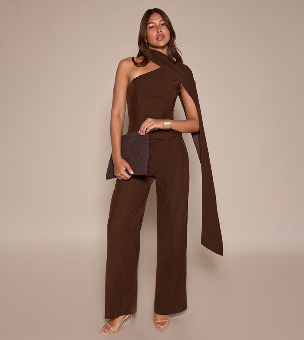 PrettyLittleThing PrettyLittleThing - Dark Brown Sleeveless Tops