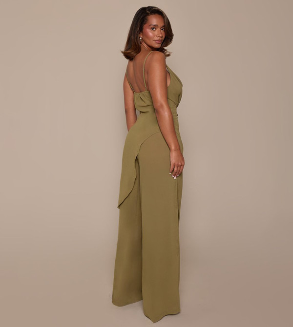 PrettyLittleThing  Casual Pants - Green Casual Pants