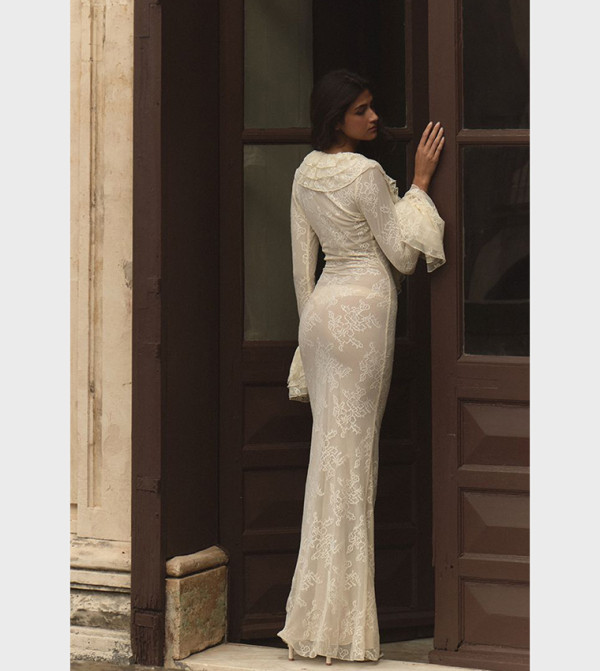PrettyLittleThing  occasion-wedding-guest - Cream Maxi Dresses
