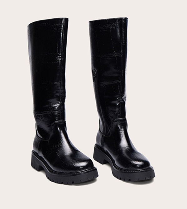 بريتي ليتل ثينغ  أحذية عالية الركبة - أسود Knee length Boots