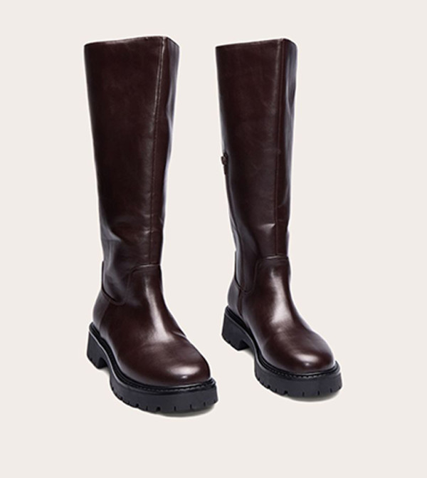 بريتي ليتل ثينغ  أحذية عالية الركبة - بني  Knee length Boots