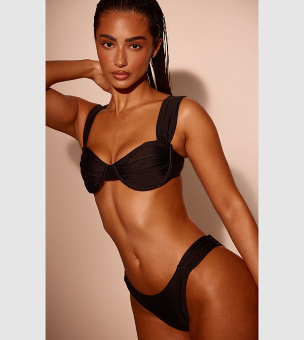 بريتي ليتل ثينغ  ملابس سباحة - أسود Bikini Tops