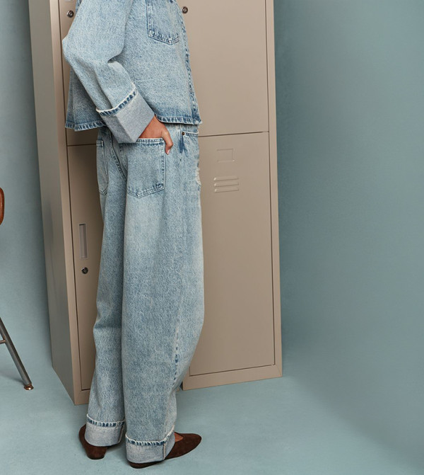 PrettyLittleThing  Straight Jeans - Blue Straight Jeans