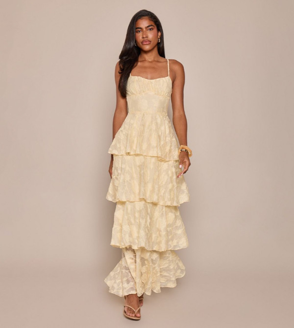 بريتي ليتل ثينغ بريتي ليتل ثينغ - أصفر Maxi Dresses