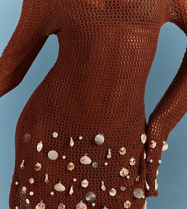 بريتي ليتل ثينغ  ملابس سباحة - بني  Beachwear & Accessories