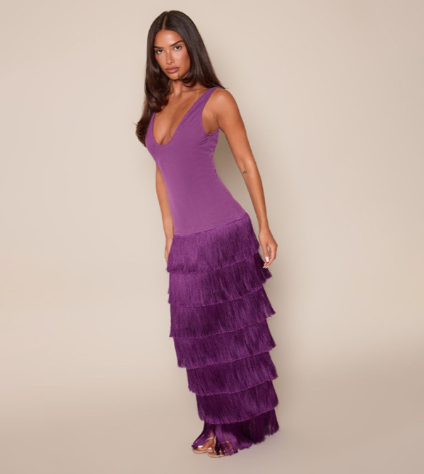 بريتي ليتل ثينغ  فساتين ماكسي  - بنفسجي  Maxi Dresses