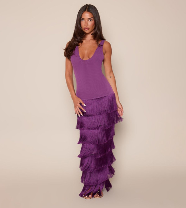 بريتي ليتل ثينغ  فساتين ماكسي  - بنفسجي  Maxi Dresses