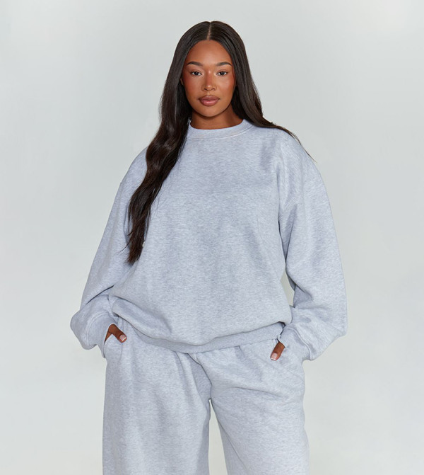 PrettyLittleThing  Hoodies & Sweatshirts - Grey Hoodies & Sweatshirts