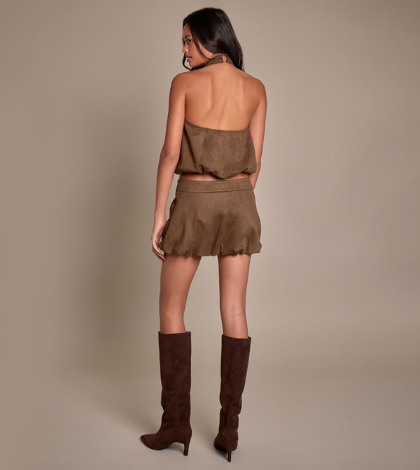 PrettyLittleThing wild-touches - Khaki Mini Skirts