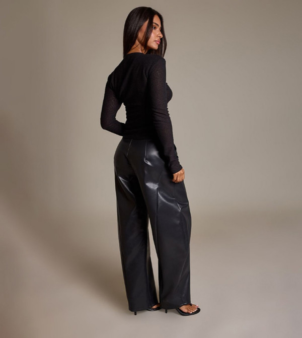 PrettyLittleThing PrettyLittleThing - BLACK Casual Pants