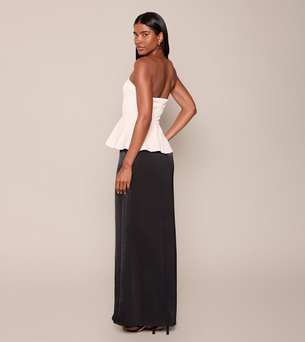 بريتي ليتل ثينغ  peplum-play - متعدد Maxi Dresses