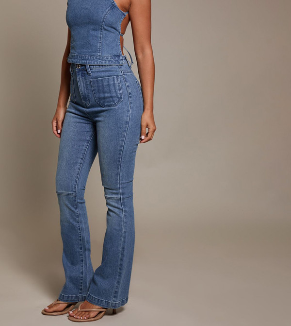 PrettyLittleThing  Slim Fit Jeans - Blue Slim Fit Jeans