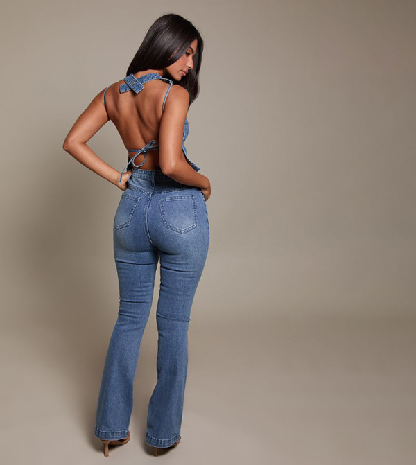 PrettyLittleThing  Slim Fit Jeans - Blue Slim Fit Jeans