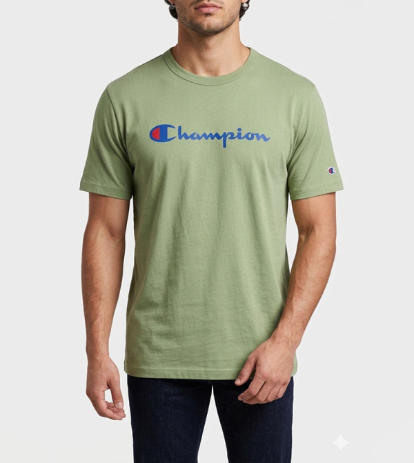 إتوال شامبيون - أخضر Round Neck T-Shirts
