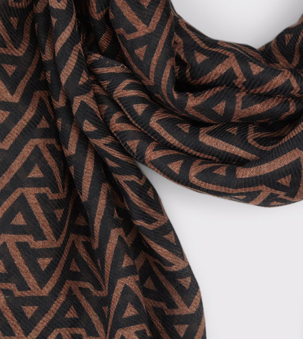 Aldo Accessories  Silk Scarves - Brown Silk Scarves