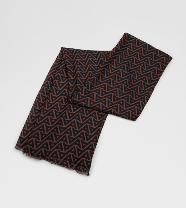 Aldo Accessories  Silk Scarves - Brown Silk Scarves