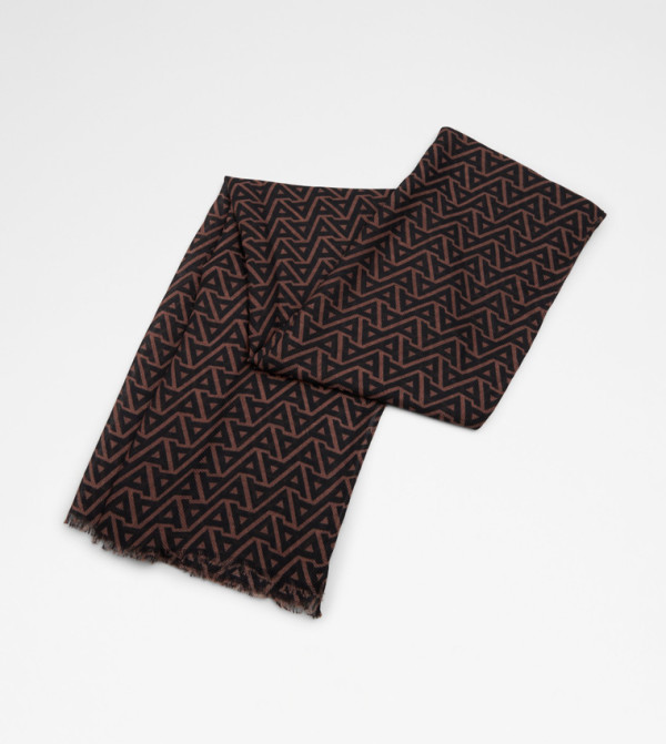 Aldo Accessories  Silk Scarves - Brown Silk Scarves