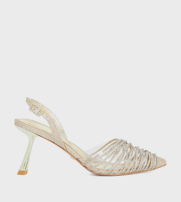 Dune London  green-story - Gold Pumps