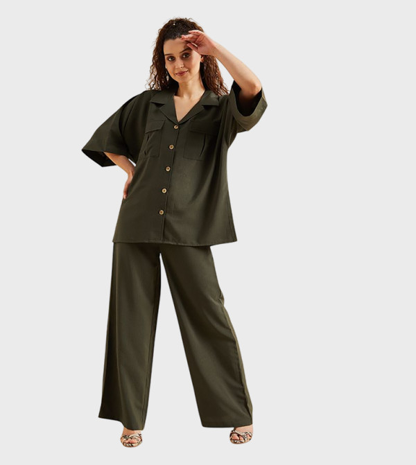 بانيت Panit - زيتي  Co-Ord Set