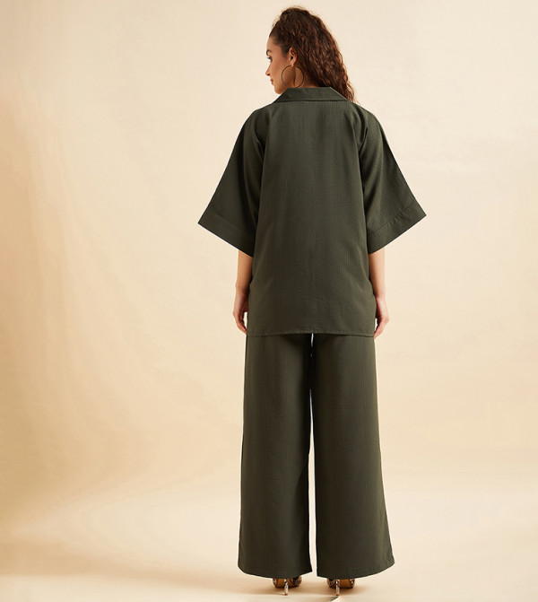 بانيت Panit - زيتي  Co-Ord Set