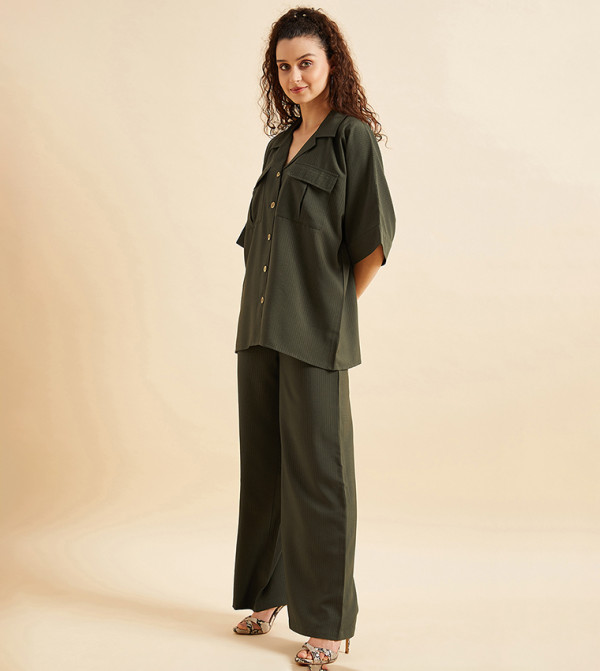 بانيت Panit - زيتي  Co-Ord Set