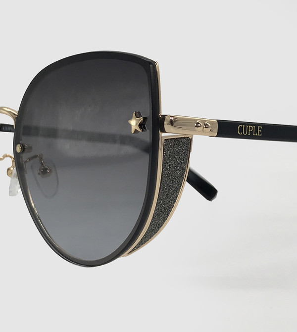 Cuple  Butterfly - Black Cat Eye Sunglasses