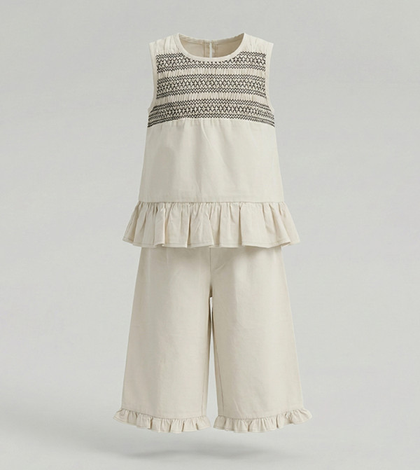 BABIES & MORE cool-kid-uniforms-k - Beige Tops & Pants