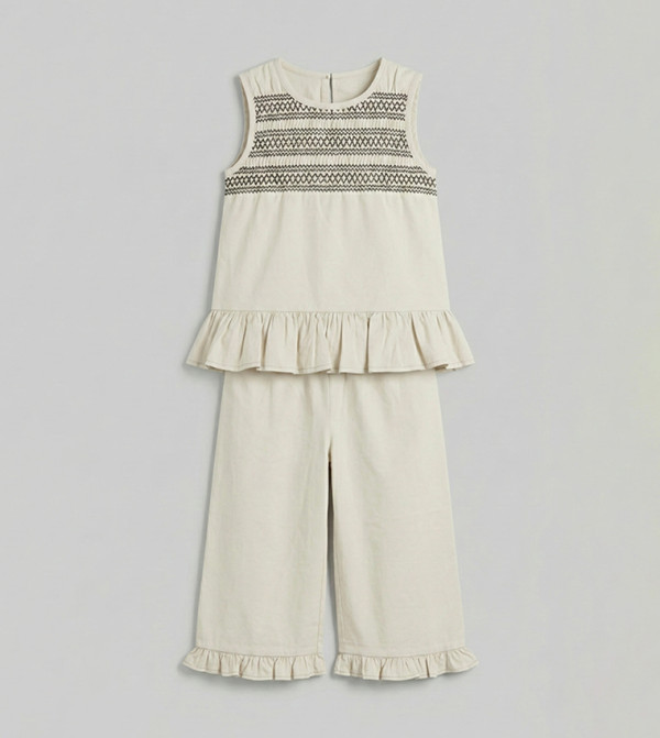 BABIES & MORE cool-kid-uniforms-k - Beige Tops & Pants