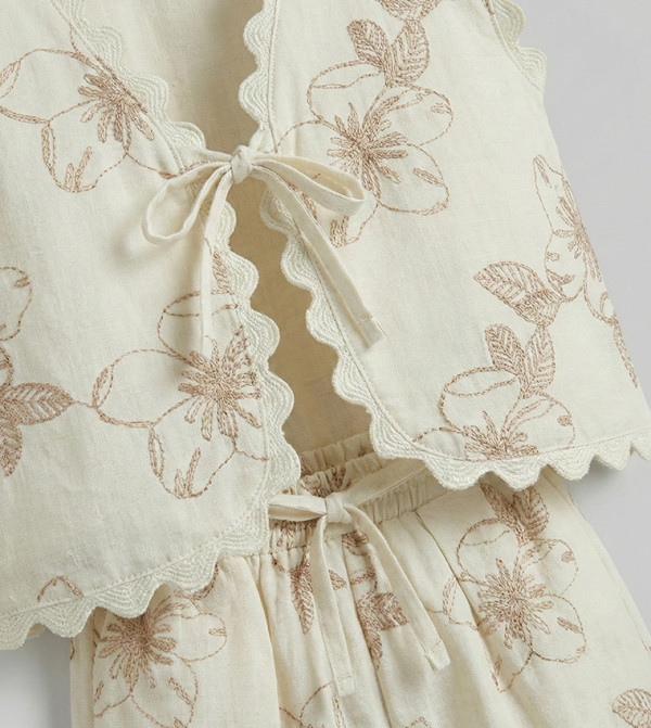 BABIES & MORE cool-kid-uniforms-k - Cream Tops & Pants