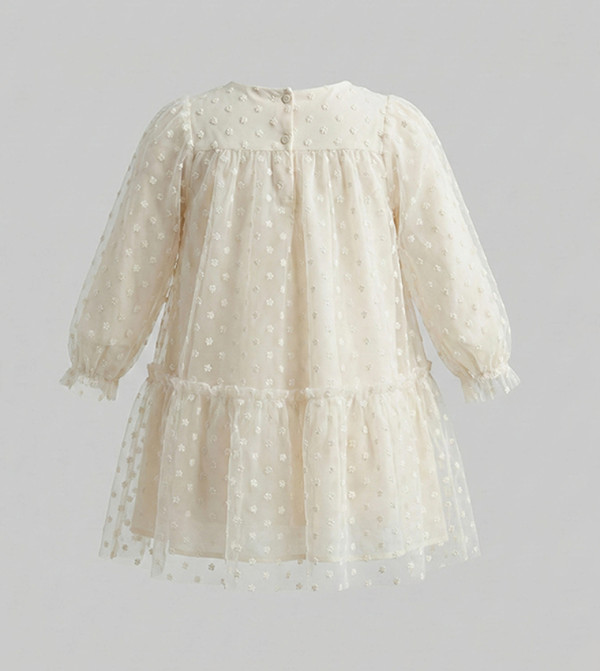 BABIES & MORE Dresses - Beige Frocks