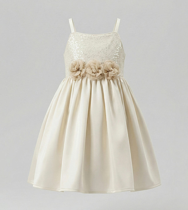 BABIES & MORE  Frocks - Beige Frocks