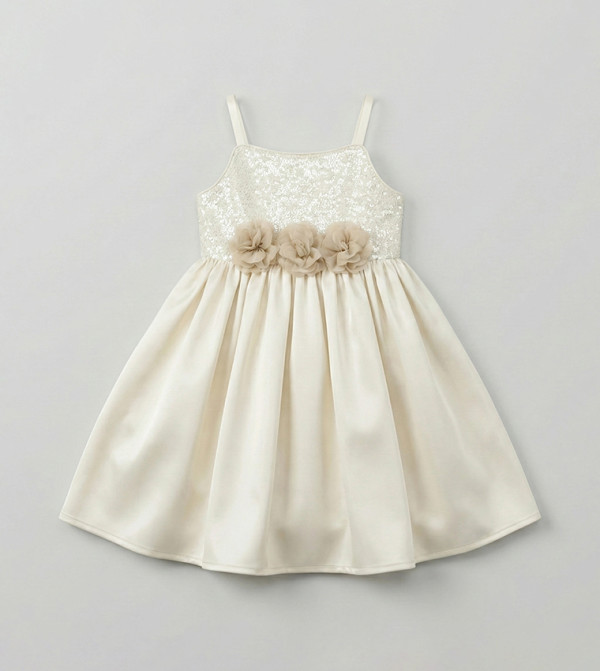 BABIES & MORE  Frocks - Beige Frocks