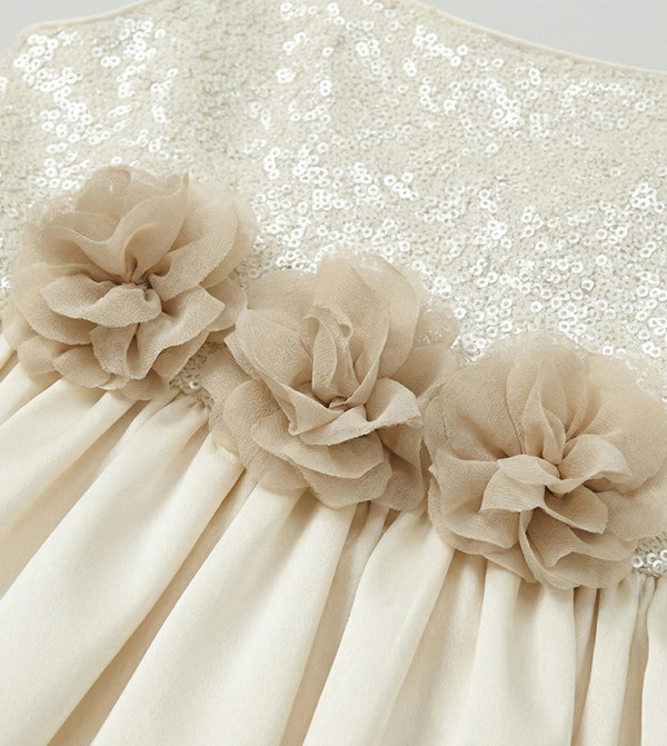 BABIES & MORE  Frocks - Beige Frocks