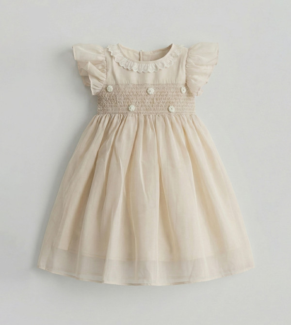 BABIES & MORE  Frocks - Beige Frocks