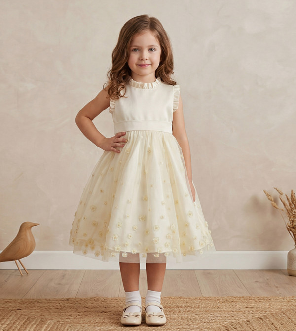 BABIES & MORE BABIES & MORE - Beige Frocks