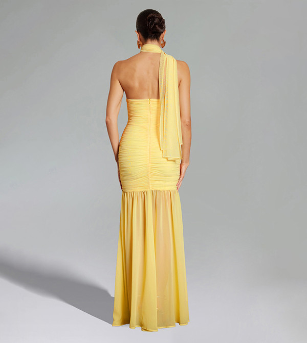 Bella Barnett  warm-hues-w - Yellow Maxi Dresses