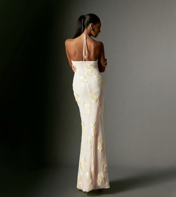 Bella Barnett  - Beige Maxi Dresses