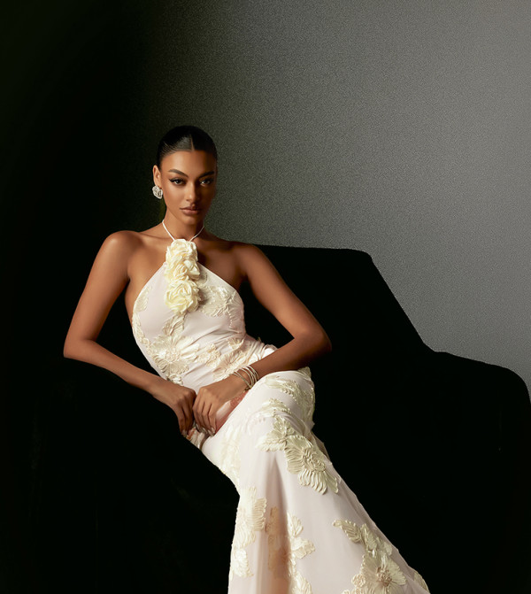 Bella Barnett  - Beige Maxi Dresses