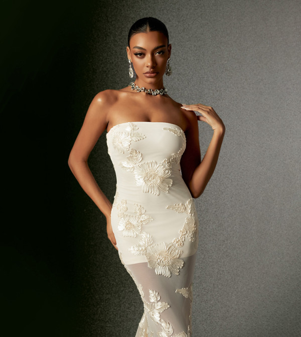 Bella Barnett  - White Maxi Dresses