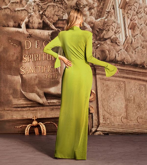 بيلا بارنيت  devil-wears-prada-emily - أخضر Maxi Dresses