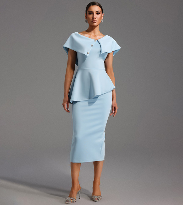 Bella Barnett  - Blue Midi Dresses
