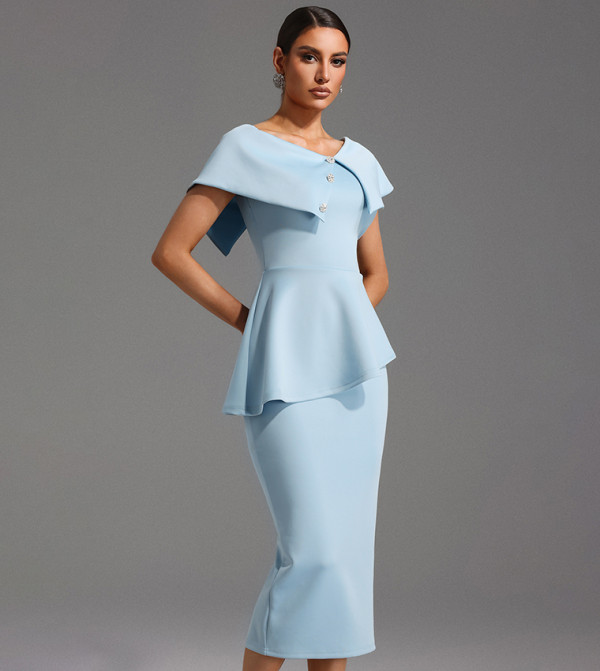 Bella Barnett  - Blue Midi Dresses