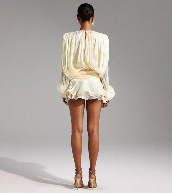 Bella Barnett  Dresses - Beige Mini Dresses