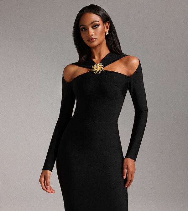 Bella Barnett  - Black Maxi Dresses