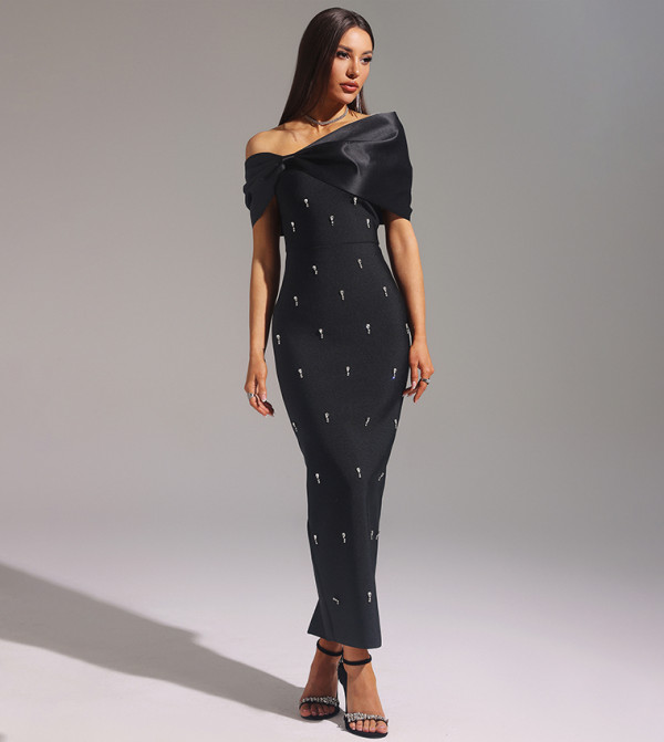 Bella Barnett  Clothing - Black Maxi Dresses