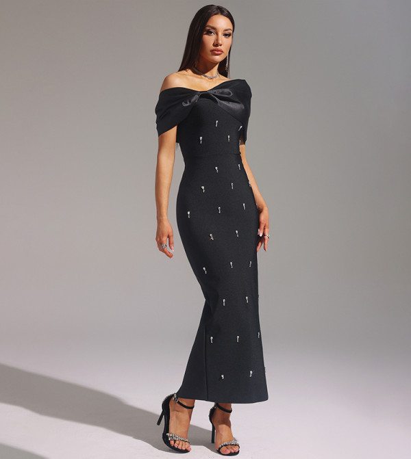 Bella Barnett  Clothing - Black Maxi Dresses
