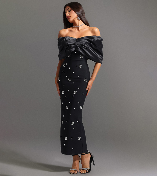 Bella Barnett  Clothing - Black Maxi Dresses