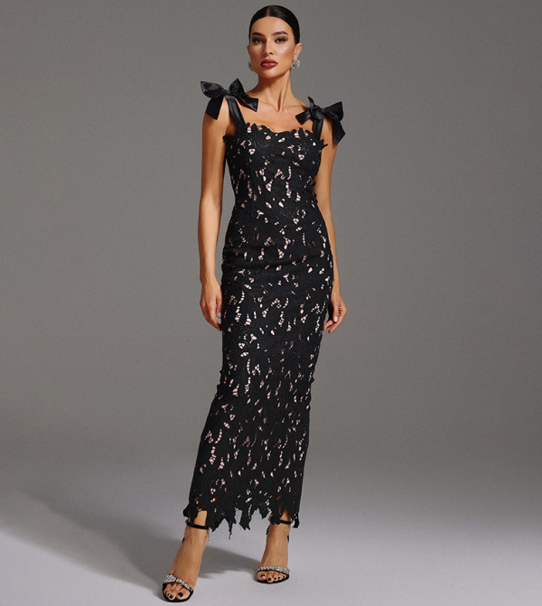 Bella Barnett  - Black Maxi Dresses