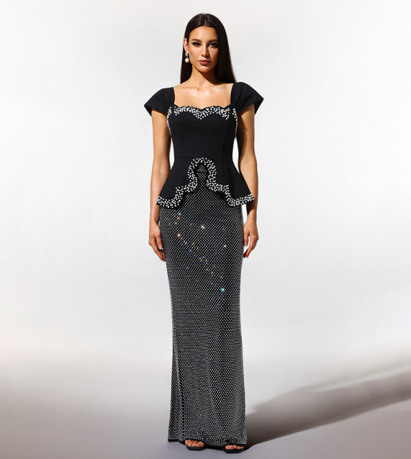 Bella Barnett  - Black Maxi Dresses