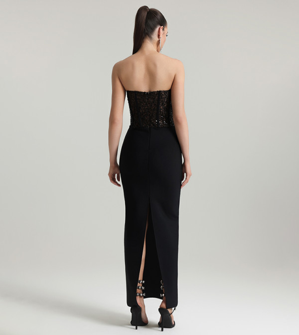 Bella Barnett  - Black Maxi Dresses